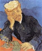 Vincent Van Gogh Portrait of Dector Gacher painting